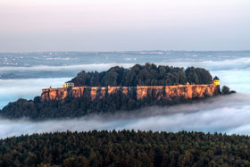 Blick auf die Festung Königstein