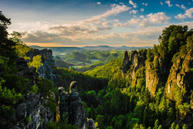 In den Schrammsteinen