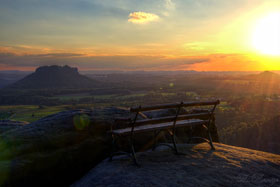 Blick auf den Lilienstein
