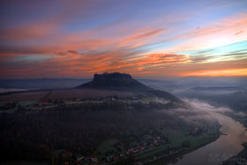 Blick auf den Lilienstein